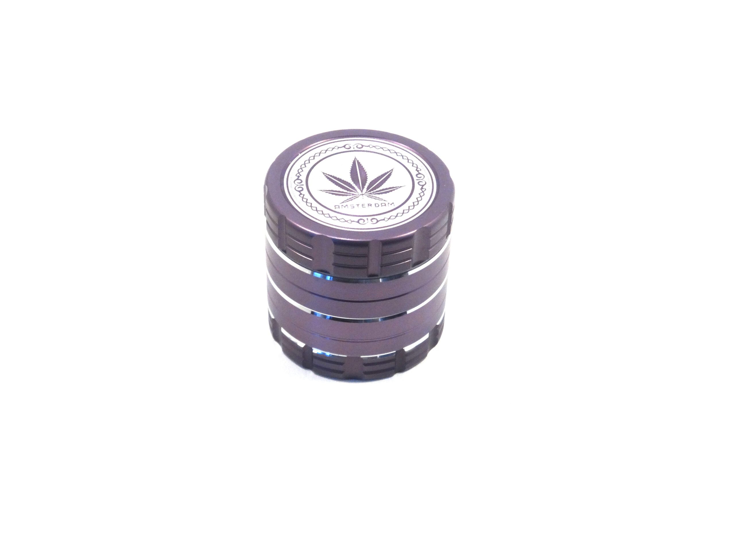 Grinder Amsterdam mit Hanfblatt – Bild 2