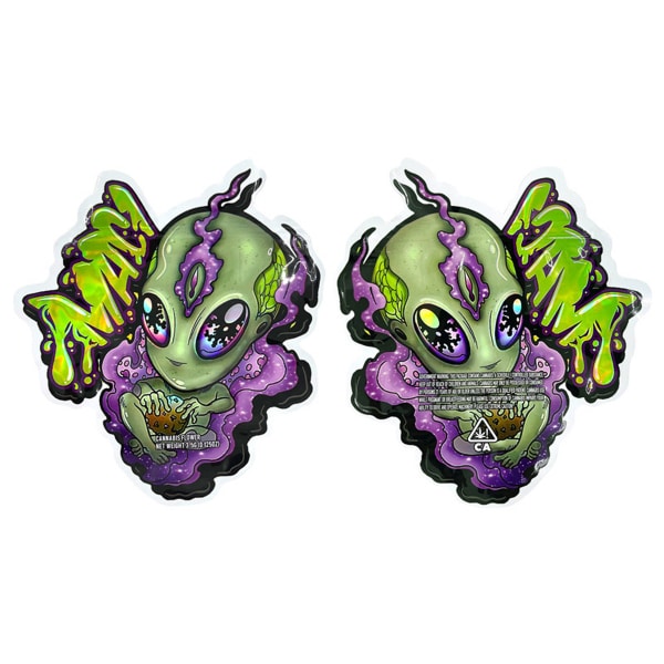 Mylar Smellproof Bag Alien