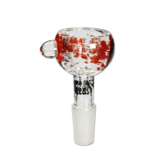 Glaskopf rot gesprenkelt Black Leaf NS19