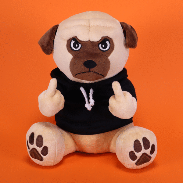Grumpy Dog Party Plushie