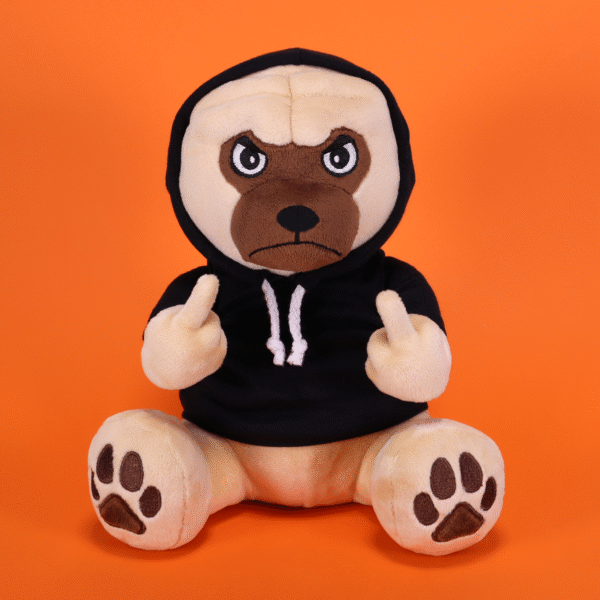 Grumpy Dog Party Plushie