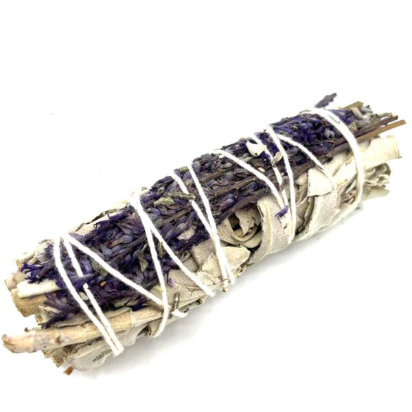 Räucherbündel Smudge Stick Weißer Salbei & Lavendel 