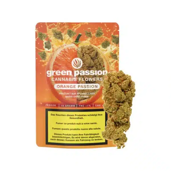 Orange Passion Indoor CBD Blüten Hauptbild
